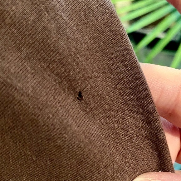 Anthropologie chocolate embellished wrap top - Picture 14 of 14